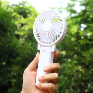 Pin mini cầm tay nhựa nhỏ động cơ điện làm mát không khí có thể gập lại Tay quạt gấp di động siêu yên tĩnh quạt điện nhỏ - Product Image 3