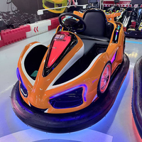 Voiture tamponneuse électrique pour enfants avec batterie intégrée pour jeux de parc d'attractions