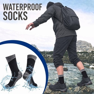 Chaussettes imperméables unisexes à 3 couches, chaussettes respirantes résistantes à l'eau pour la randonnée, le ski, la pêche, pour hommes et femmes - Product Image 1