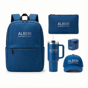 Ensemble Cadeau Souvenir Personnalisé avec Logo d'Entreprise, Design Best-seller, Bouteille en Acier Inoxydable, Sac à Dos en Cuir, Vente en Gros OEM ODM - Product Image 1