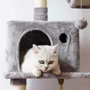 All'ingrosso gatto che si arrampica sul letto dell'albero per gatti al coperto mobili per animali domestici struttura per arrampicata tavola graffiante nido grotta - Product Image 3
