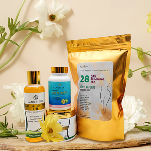 Ensemble de Crèmes Amincissantes et Brûle-Graisses Bio Naturelles Marque Blanche pour la Perte de Poids Corporel, le Raffermissement, la Réduction de la Cellulite et la Transpiration pour Femmes - Product Image 3