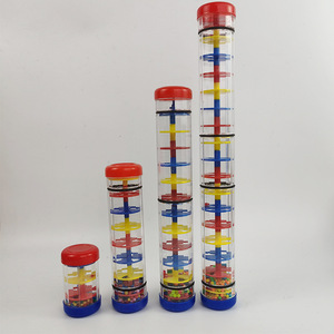 Juguete de reloj de arena de colores para niños, tubo de sonido de lluvia con música, juguete educativo unisex para niños de 4 a 6 años - Product Image 2