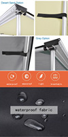 Auvent latéral de voiture multi-tailles, auvent portable, pare-soleil extérieur, tente latérale de voiture