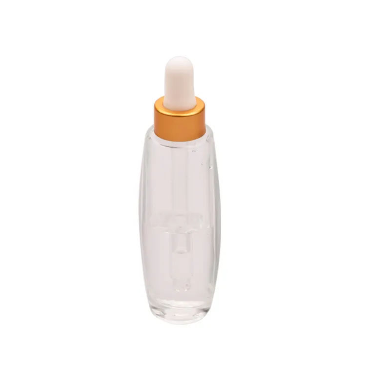 Золотая алюминиевая бутылка-капельница сироп матовая доступная конкурентоспособная цена сывороточная стеклянная бутылка 30 мл