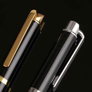 Stylo à bille de luxe en acier inoxydable noir de haute qualité pour bureau professionnel - Product Image 5