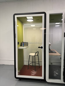 Cabina móvil <span class=keywords><strong>de</strong></span> vidrio individual insonorizada prefabricada para interiores <span class=keywords><strong>de</strong></span> Jardín <span class=keywords><strong>de</strong></span> trabajo <span class=keywords><strong>de</strong></span> hotel con privacidad - Product Image 6