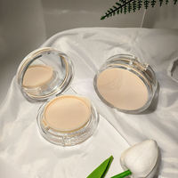Boîtier vide pour fond de teint compact pressé, maquillage pour le visage, BB CC, avec logo privé, conteneur