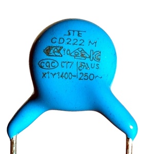 Condensadores Cerámicos de Seguridad X1Y1Y2 250V/400V con Valores de Capacitancia 101/221/102/222/472/103 - Product Image 4