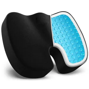 Gel Enhanced Memory Foam Sitzkissen für Bürostuhl, Coccyx Lower Back Support Steißbein Schmerz linderung kissen