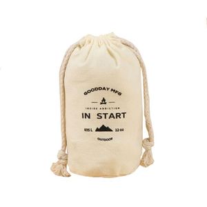 Customizable White Organic Cotton Drawstring Pouch <b>Bags</b> Zipper Closure Medium Size <b>Personalized</b> for Jewelry Storage - Product Image 5
