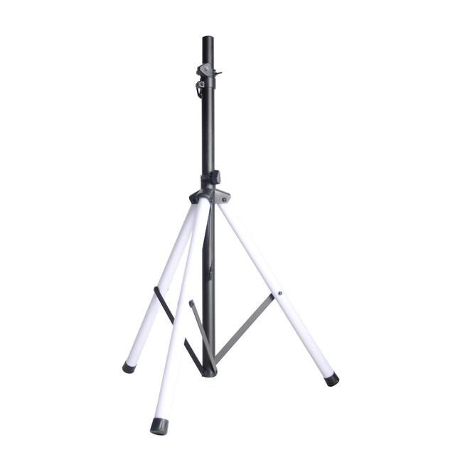 Accuracy Pro Audio SPS018L Heavy Duty Adjustable Height Tripod Metal Speaker Stand with Sound Control LED Light
