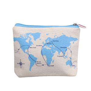 Çiçek şekli en çok satan fermuarlı cebi, omuz kolları baskı logosu ile taşıma çantaları pamuk tuval alışveriş taşıma çantası/ - Product Image 2