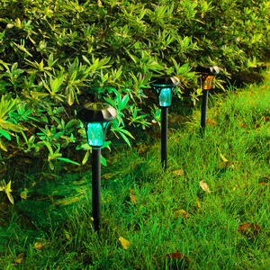 Solar Garden Lights Outdoor Pathway LED Waterproof Solar Powered Decorative Stake Lights for Yard Patio <b>Landscape</b> <b>Lighting</b> - Product Image 2