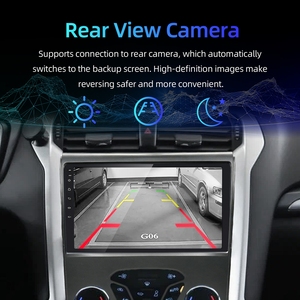 Rhythm 9 Inch Android Car Radio Handsfree Calling Steering Wheel Control Rear View Camera <b>Auto</b> Stereo for Ford Fiesta 2009-2012 - Product Image 3