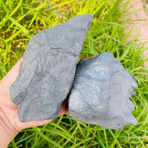 Piedra de Shungita Natural Cruda de Rusia, Cristal Curativo Auténtico para Protección EMF, Decoración del Hogar, Piedra Energética Reiki, Venta al por Mayor - Product Image 4