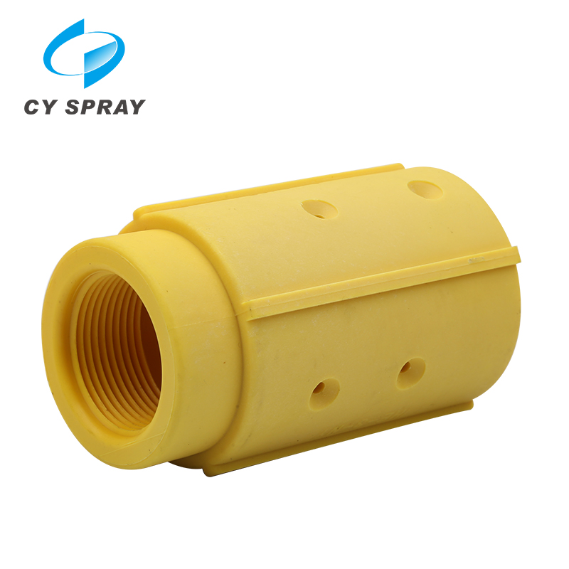 Corse thread nylon material silicone carbide bore carbide sand blast spray nozzle holder