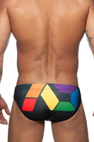 Nouveau Maillot de Bain Homme Personnalisé à Marque Privée, Slip Triangle Taille Basse, Short de Plage, de Surf et de Bain, Maillot de Bain Sexy pour Homme
