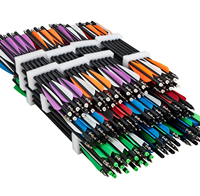 Ensemble de flèches de chasse en carbone HUANTU HT OEM pour arbalète, mini 16" 20", avec pointes en acier, ailettes en plastique, spine 600