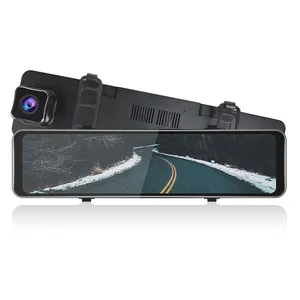 Streaming media Sound record G-sensor 12 inch car black box dual lens 1296P dashcam