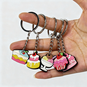 Portachiavi in morbida gomma a forma di simpatico animale per bambini e ragazze, con design antistress morbido e personaggi dei cartoni animati - Product Image 4