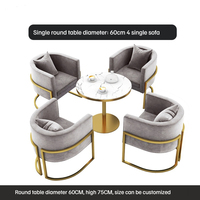 Moderne, léger, luxe, bureau, hall de l'hôtel, canapé de réception, confortable, assis depuis longtemps, ensemble table et chaises