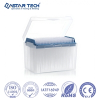 Boîte de rangement pour embouts de pipettes en plastique sur mesure, moulage par injection, consommables de laboratoire, production OEM, pas de stock disponible