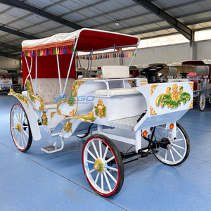 Nouvelle calèche royale électrique de type sculpture, prix usine, à vendre pour parcs, mariages et transport spécial touristique - Product Image 2