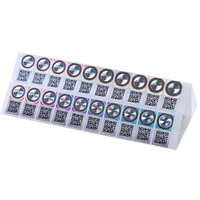 Pegatina láser de código QR genuino personalizado, código QR de seguridad, pegatina holográfica, código QR, pegatina de holograma, impresión