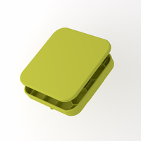 Meilleure vente transfrontalière : Gamelle à lécher pour animaux de compagnie en silicone à alimentation lente, à quatre compartiments avec couvercle, pour chats et chiens