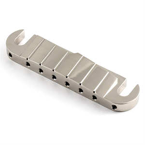 Puente para Guitarra Eléctrica de 6 Cuerdas Mecanizado por CNC al por Mayor - Estilo Envolvente Cromado con Diseño de Alta Precisión - Product Image 6