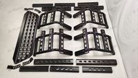JP16 ODM 4x4 Universel Réglable Roll Bar Acier Transporteur Cage Camion Lit Rack Échelle Ute Baignoire Rack Pour Hilux pick-up