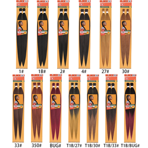 Venta al por Mayor de Cabello Sintético Preestirado para Trenzas, 29 Pulgadas, 160g, Fibra de Baja Temperatura, Extensiones de Trenzas de <span class=keywords><strong>Ganchillo</strong></span> - Product Image 6