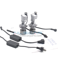 AILECAR ALK-A82 H4 Mini projecteur LED Bi 36W 12V 3600LM 6000K Faisceau Hi/Lo pour moto, idéal pour la rénovation/amélioration