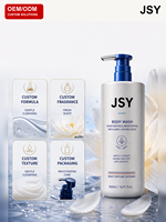 OEM ODM Marque Privée 500ml Gel Douche Parfumé Spa Acide Hyaluronique Hydratant Éclaircissant Équilibrant l'Huile Parfum Longue Durée