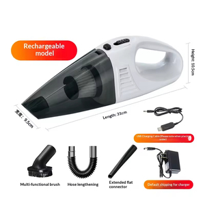 Aspirateur de voiture haute puissance, sans fil, rechargeable, aspirateur à main, sec et humide, double usage domestique et automobile - Product Image 5