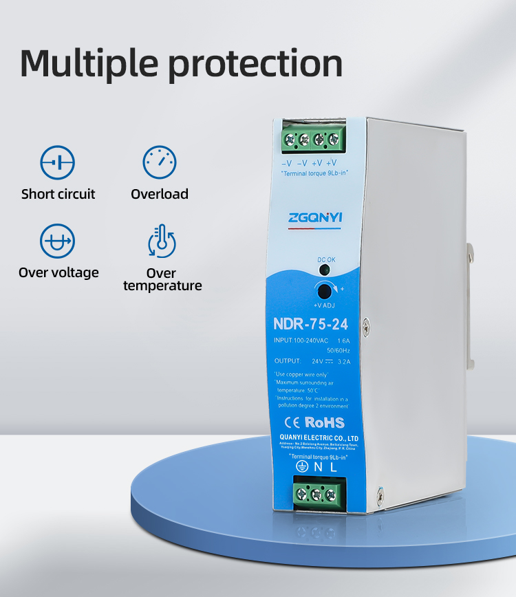 NDR-75W-12V   เอ็นดีอาร์-75ดับบลิว-12วี