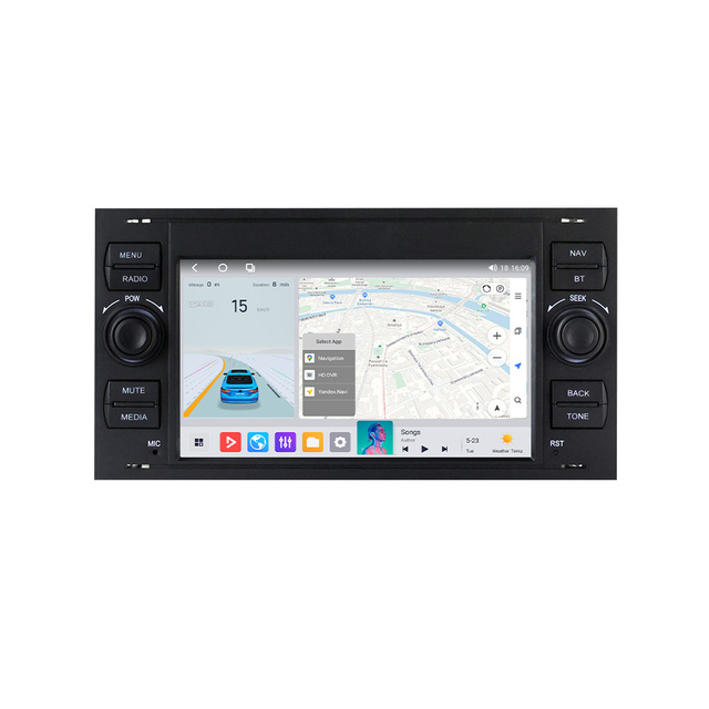 MEKEDE 7 Inch Android Car DVD Player for Ford Focus 8 Core 2.0Ghz CPU Car Rear Aiding System Support Wireless Car-Player