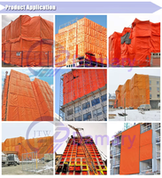 Bâches de construction résistantes à l'hiver, imperméables, anti-UV, isolées contre le froid, en PE et polyéthylène enduit / Couverture de durcissement du béton haute résistance