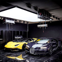Boîte à lumière LED super lumineuse 2025 avec logo personnalisé, lampe de garage, éclairage pour polissage automobile, lampe LED souple, boîte à lumière à film souple pour plafond