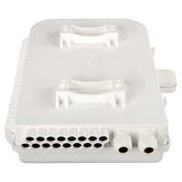 Boîtier de distribution de fibre optique mural extérieur étanche IP65 à 16 cœurs, connecteur SC FTTH 1:16 GPRS, garantie 5 ans