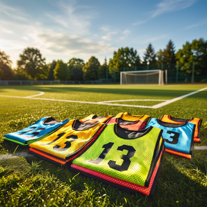 High demanded Sublimation Mesh Soccer Bibs Reversible Training <b>Vest</b> for Football Sports Clothing custom made logo - Product Image 3