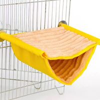Lit pour animaux de compagnie écologique, hamacs chauds pour animaux, cage suspendue, nid d'oiseau, tapis de lit facile à nettoyer, maison pour oiseaux