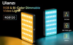 <span class=keywords><strong>Ulanzi</strong></span> ไฟ Vl120RGB แบบพกพาสองสี, ไฟเติมแสงสำหรับถ่ายภาพใช้งานได้หลากหลายฉาก - Product Image 6