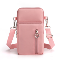 Tas Selempang Kecil Ponsel Fashion Logo Kustom, Dompet Saku Bahu, Kantong Ponsel, Sarung Ponsel dengan Tali Leher
