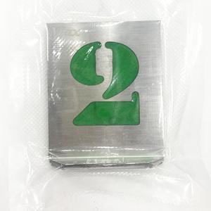 Ensemble de pochoirs en alliage d'aluminium en acier inoxydable pour dessin de lettres et de figures - Product Image 6