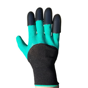 Guantes de jardinería con garras recubiertos de nitrilo, resistentes a la abrasión, para cavar, desherbar, protección en horticultura - Product Image 2
