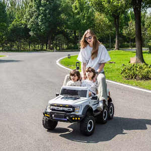 Voiture Jouet Électrique Populaire Rouge en Plastique Nouveau Modèle pour Enfants de 5 à 10 Ans, Grande Taille à Six Roues sur Batterie - Product Image 6