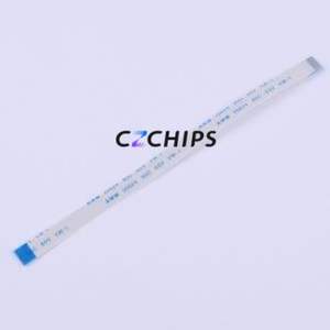 JS05B-12P-130-3-5 FFC Cable (Flexible Flat Cable) P=0.5mm Connector 12P 0.5mm 0.3mm Reverse - Product Image 1