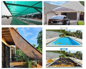 Filet d'ombrage extérieur toutes saisons en polyéthylène durable pour balcon, jardin, serre et couverture de matériaux de construction - Product Image 6